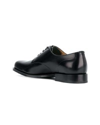 schwarze Leder Derby Schuhe von Church's