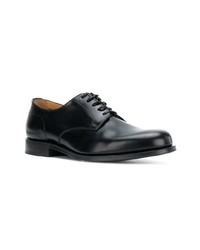 schwarze Leder Derby Schuhe von Church's