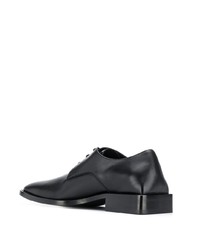 schwarze Leder Derby Schuhe von Balenciaga