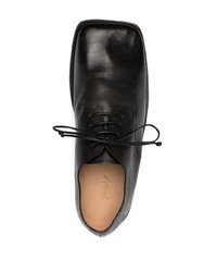 schwarze Leder Derby Schuhe von Marsèll