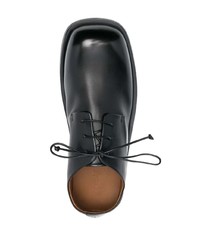 schwarze Leder Derby Schuhe von Marsèll