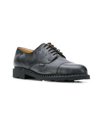 schwarze Leder Derby Schuhe von Paraboot