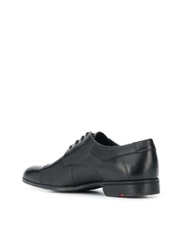 schwarze Leder Derby Schuhe von Lloyd