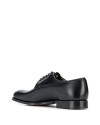 schwarze Leder Derby Schuhe von Church's