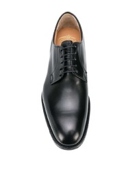 schwarze Leder Derby Schuhe von Church's