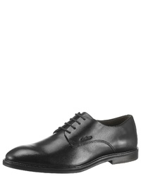 schwarze Leder Derby Schuhe von Strellson