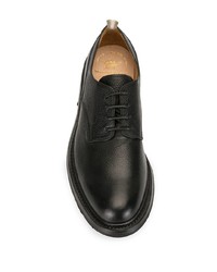 schwarze Leder Derby Schuhe von Officine Creative