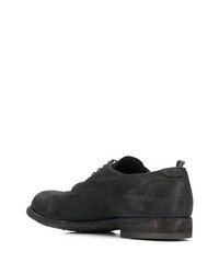 schwarze Leder Derby Schuhe von Officine Creative