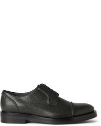 schwarze Leder Derby Schuhe von Lanvin