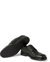 schwarze Leder Derby Schuhe von Lanvin