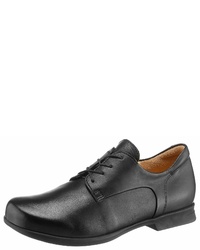 schwarze Leder Derby Schuhe von Think