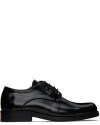 schwarze Leder Derby Schuhe von Tiger of Sweden