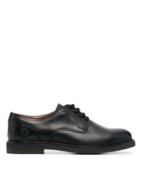 schwarze Leder Derby Schuhe von Timberland