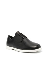 schwarze Leder Derby Schuhe von Camper