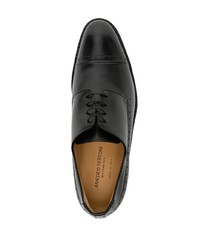 schwarze Leder Derby Schuhe von Amedeo Testoni