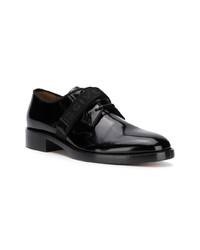 schwarze Leder Derby Schuhe von Givenchy