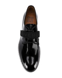 schwarze Leder Derby Schuhe von Givenchy