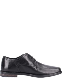 schwarze Leder Derby Schuhe von Venturini