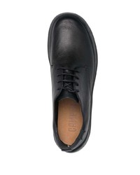 schwarze Leder Derby Schuhe von Camper