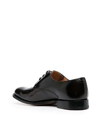 schwarze Leder Derby Schuhe von Church's