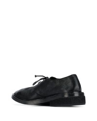 schwarze Leder Derby Schuhe von Marsèll