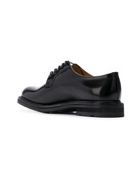 schwarze Leder Derby Schuhe von Church's