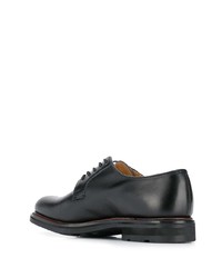 schwarze Leder Derby Schuhe von Church's