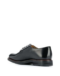 schwarze Leder Derby Schuhe von Church's