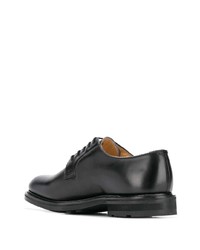 schwarze Leder Derby Schuhe von Church's