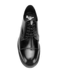 schwarze Leder Derby Schuhe von Gosha Rubchinskiy