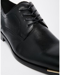 schwarze Leder Derby Schuhe von Aldo