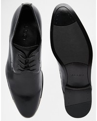 schwarze Leder Derby Schuhe von Aldo