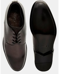 schwarze Leder Derby Schuhe von Aldo