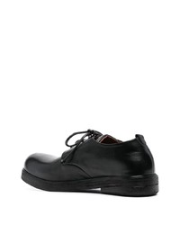 schwarze Leder Derby Schuhe von Marsèll