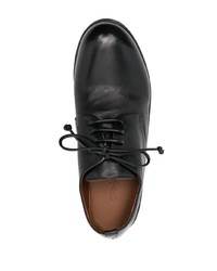 schwarze Leder Derby Schuhe von Marsèll