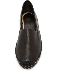 schwarze Leder Espadrilles von Rag & Bone