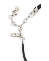 schwarze Leder Halskette von Vanessa Mooney