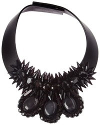 schwarze Leder Halskette von Marni