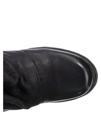schwarze Leder mittelalte Stiefel von A.S.98