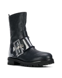 schwarze Leder mittelalte Stiefel von AGL