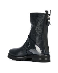 schwarze Leder mittelalte Stiefel von AGL