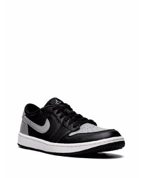 schwarze Leder niedrige Sneakers von Jordan