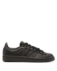 schwarze Leder niedrige Sneakers von adidas by 032c