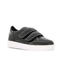 schwarze Leder niedrige Sneakers von Senso