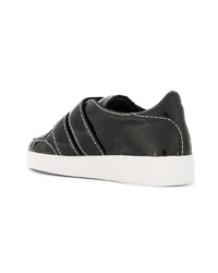 schwarze Leder niedrige Sneakers von Senso