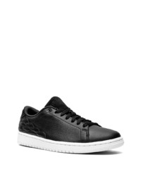 schwarze Leder niedrige Sneakers von Jordan