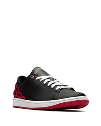 schwarze Leder niedrige Sneakers von Jordan