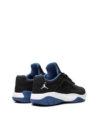 schwarze Leder niedrige Sneakers von Jordan