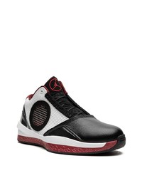 schwarze Leder niedrige Sneakers von Jordan