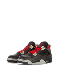 schwarze Leder niedrige Sneakers von Jordan